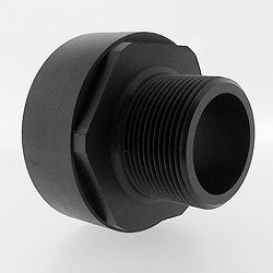 IBC adapter S60x6 female to 1 1/2" BSP male thread