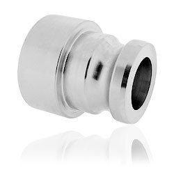 IBC fitting S60x6 Stainless steel to 2" male camlock coupling